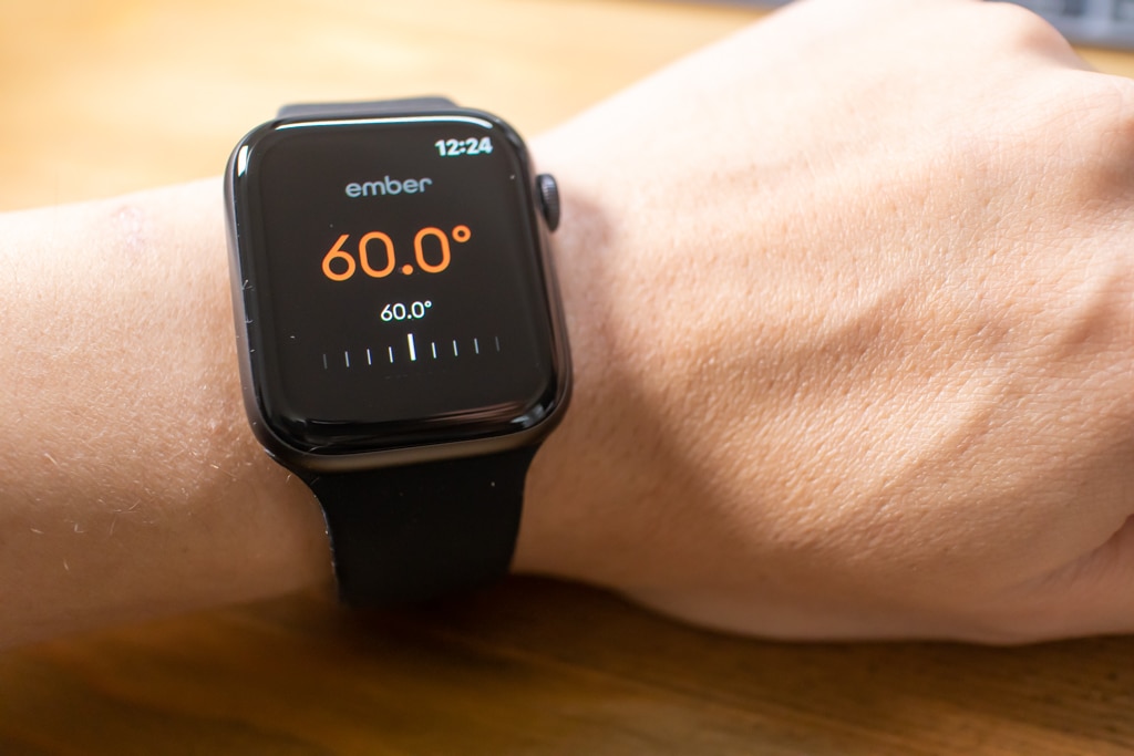 Ember マグ2はApple Watchでも温度変更ができる