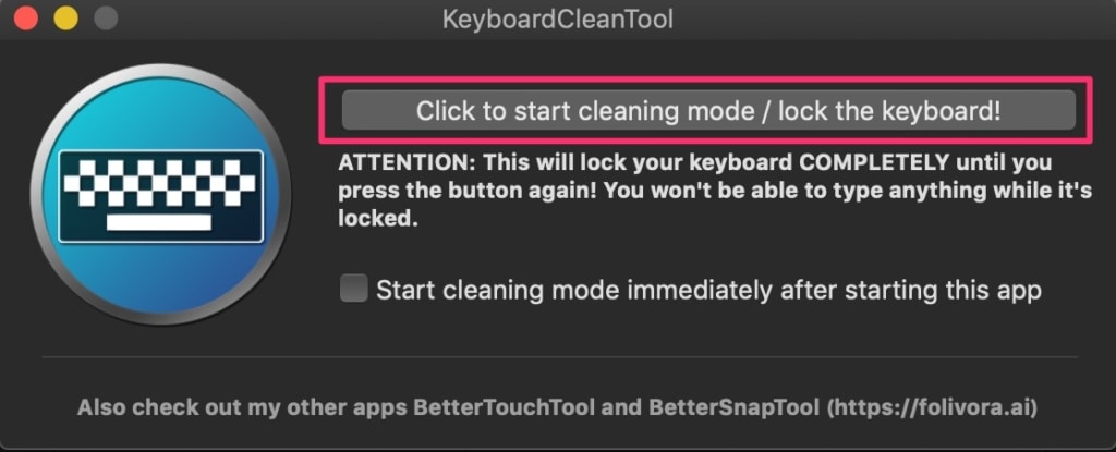 KeyboardCleanToolの使い方
